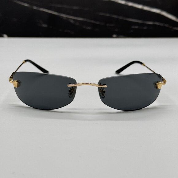 NEW MOD 2279 1002/87 VERSACE SUNGLASSES VE2279 100287 DARK GREY VE2279 1002/87 - Picture 3 of 9